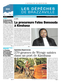 Les Dépêches de Brazzaville : Édition kinshasa du 13 mars 2014