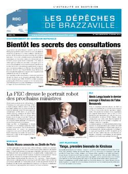 Les Dépêches de Brazzaville : Édition kinshasa du 19 mars 2014