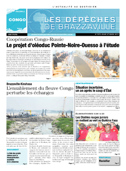 Les Dépêches de Brazzaville : Édition brazzaville du 27 mars 2014