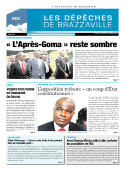Les Dépêches de Brazzaville : Édition kinshasa du 27 mars 2014