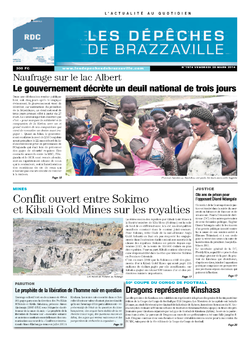 Les Dépêches de Brazzaville : Édition kinshasa du 28 mars 2014