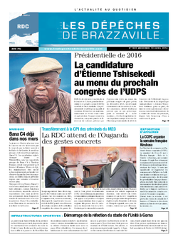 Les Dépêches de Brazzaville : Édition kinshasa du 10 avril 2014