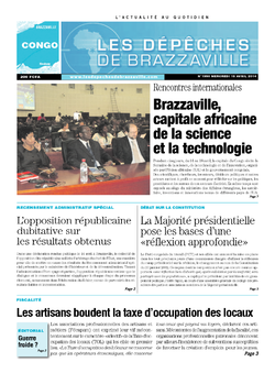 Les Dépêches de Brazzaville : Édition brazzaville du 16 avril 2014