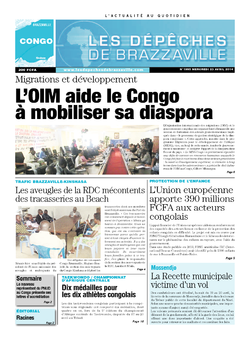Les Dépêches de Brazzaville : Édition brazzaville du 23 avril 2014