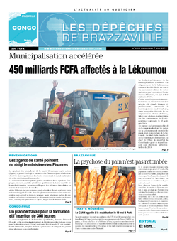 Les Dépêches de Brazzaville : Édition brazzaville du 07 mai 2014