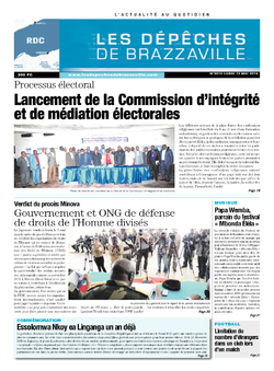 Les Dépêches de Brazzaville : Édition kinshasa du 12 mai 2014