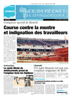 Les Dépêches de Brazzaville : Édition brazzaville du 13 mai 2014