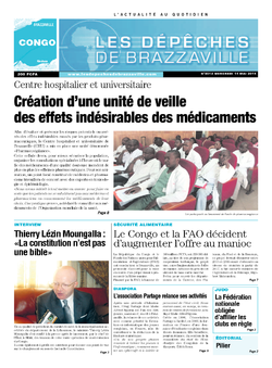 Les Dépêches de Brazzaville : Édition brazzaville du 14 mai 2014