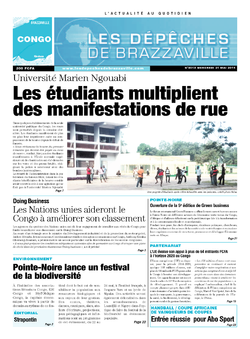 Les Dépêches de Brazzaville : Édition brazzaville du 21 mai 2014