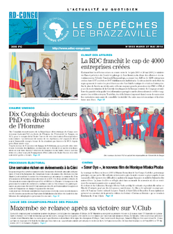 Les Dépêches de Brazzaville : Édition kinshasa du 27 mai 2014