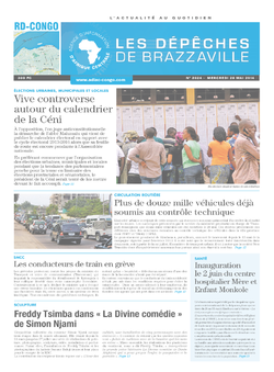 Les Dépêches de Brazzaville : Édition kinshasa du 28 mai 2014