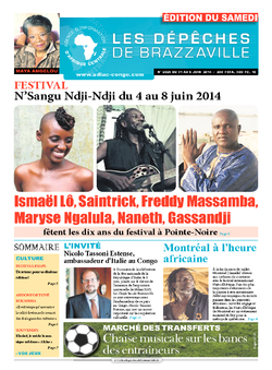 Les Dépêches de Brazzaville : Édition du 6e jour du 31 mai 2014