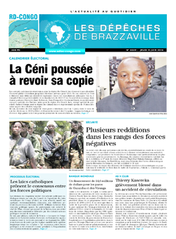 Les Dépêches de Brazzaville : Édition kinshasa du 05 juin 2014
