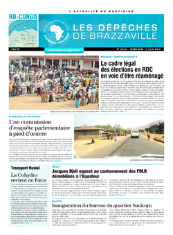 Les Dépêches de Brazzaville : Édition kinshasa du 11 juin 2014
