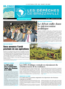 Les Dépêches de Brazzaville : Édition kinshasa du 12 juin 2014