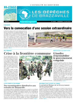 Les Dépêches de Brazzaville : Édition kinshasa du 13 juin 2014