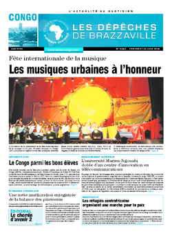 Les Dépêches de Brazzaville : Édition brazzaville du 20 juin 2014