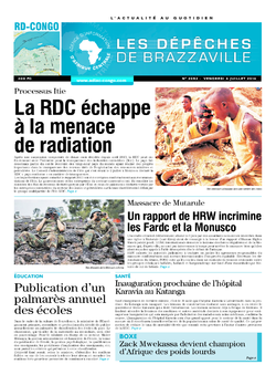 Les Dépêches de Brazzaville : Édition kinshasa du 04 juillet 2014