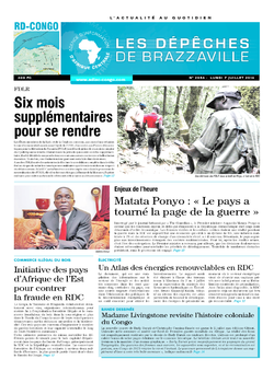 Les Dépêches de Brazzaville : Édition kinshasa du 07 juillet 2014