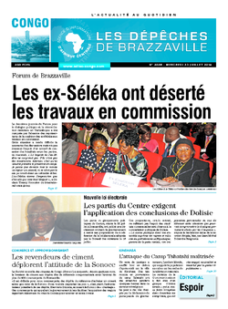 Les Dépêches de Brazzaville : Édition brazzaville du 23 juillet 2014