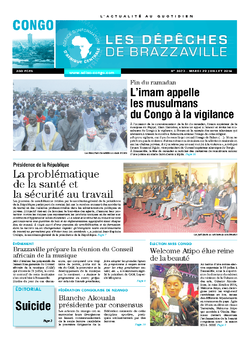 Les Dépêches de Brazzaville : Édition brazzaville du 29 juillet 2014