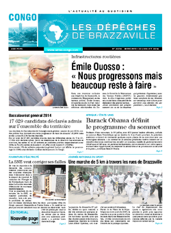 Les Dépêches de Brazzaville : Édition brazzaville du 30 juillet 2014