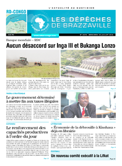 Les Dépêches de Brazzaville : Édition kinshasa du 30 juillet 2014