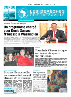 Les Dépêches de Brazzaville : Édition brazzaville du 01 août 2014