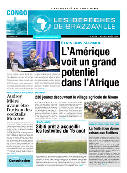 Les Dépêches de Brazzaville : Édition brazzaville du 05 août 2014