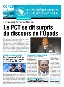 Les Dépêches de Brazzaville : Édition brazzaville du 06 août 2014