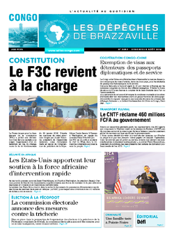 Les Dépêches de Brazzaville : Édition brazzaville du 08 août 2014