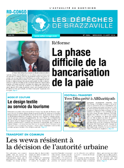 Les Dépêches de Brazzaville : Édition kinshasa du 13 août 2014