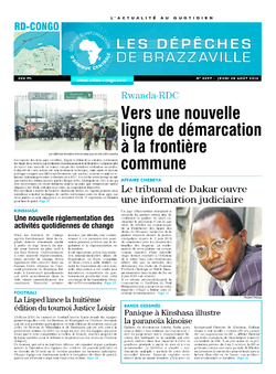 Les Dépêches de Brazzaville : Édition kinshasa du 28 août 2014