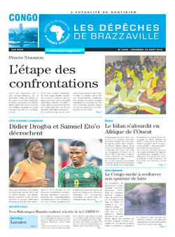 Les Dépêches de Brazzaville : Édition brazzaville du 29 août 2014