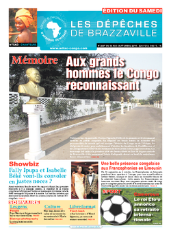 Les Dépêches de Brazzaville : Édition du 6e jour du 30 août 2014