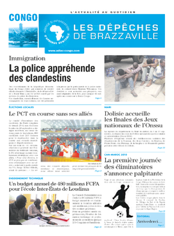 Les Dépêches de Brazzaville : Édition brazzaville du 05 septembre 2014