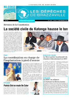 Les Dépêches de Brazzaville : Édition kinshasa du 11 septembre 2014