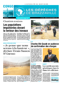 Les Dépêches de Brazzaville : Édition brazzaville du 30 septembre 2014
