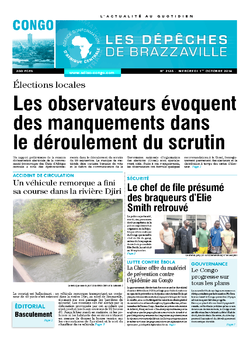 Les Dépêches de Brazzaville : Édition brazzaville du 01 octobre 2014