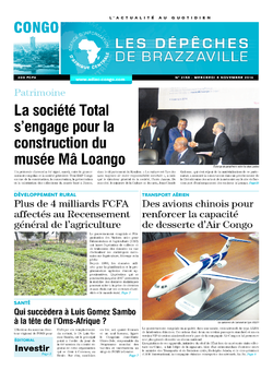 Les Dépêches de Brazzaville : Édition brazzaville du 05 novembre 2014
