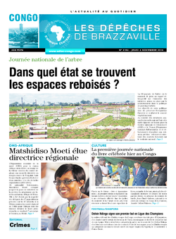 Les Dépêches de Brazzaville : Édition brazzaville du 06 novembre 2014