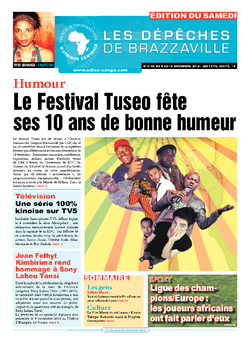 Les Dépêches de Brazzaville : Édition du 6e jour du 08 novembre 2014