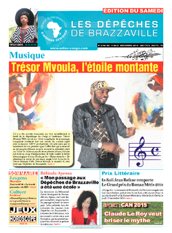 Les Dépêches de Brazzaville : Édition du 6e jour du 15 novembre 2014
