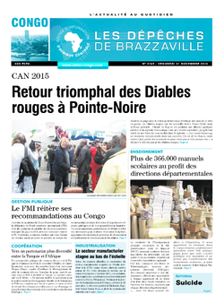 Les Dépêches de Brazzaville : Édition brazzaville du 21 novembre 2014