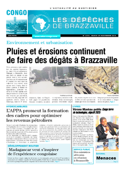 Les Dépêches de Brazzaville : Édition brazzaville du 25 novembre 2014