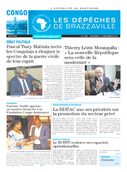 Les Dépêches de Brazzaville : Édition brazzaville du 12 décembre 2014