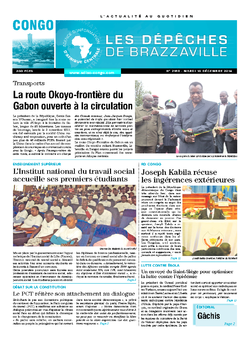 Les Dépêches de Brazzaville : Édition brazzaville du 16 décembre 2014