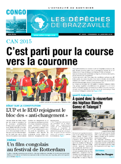 Les Dépêches de Brazzaville : Édition brazzaville du 16 janvier 2015