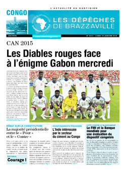 Les Dépêches de Brazzaville : Édition brazzaville du 19 janvier 2015