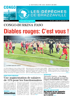 Les Dépêches de Brazzaville : Édition brazzaville du 26 janvier 2015
